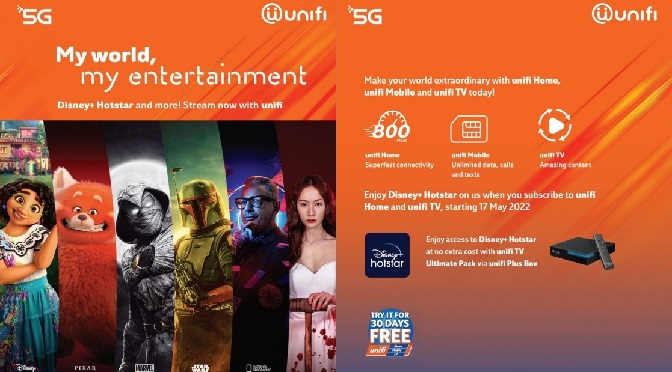 Unifi Disney+ Hotstar