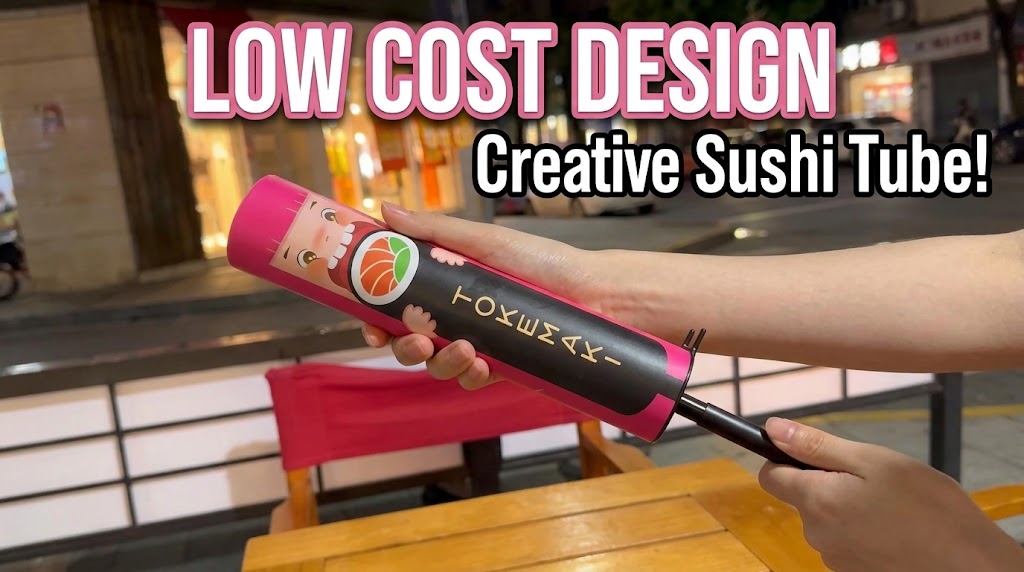 Creative Push-Up Sushi Tube Concept Umobile5G