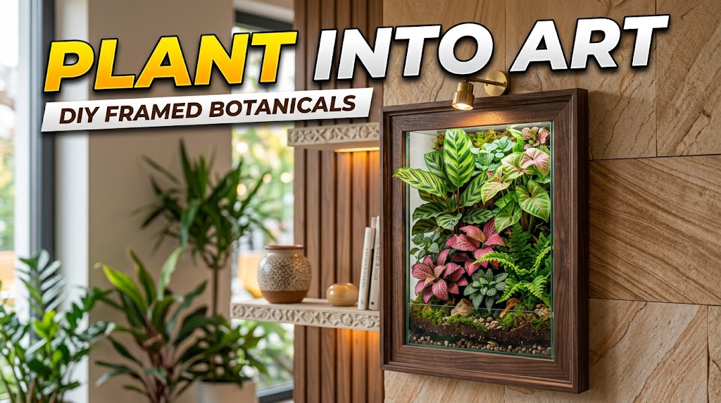 Framed Botanical Displays Home Decor Unifi