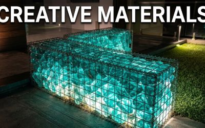 Illuminated Glass Gabions Umobile5G