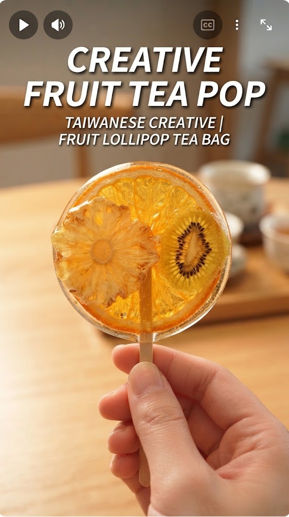 DIY Fruit Lolly Tea Bags