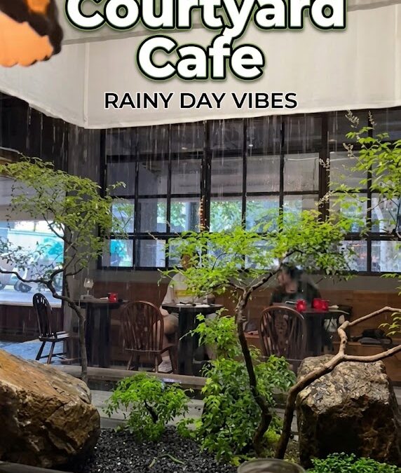 The Magic of a Tiny Courtyard Cafe