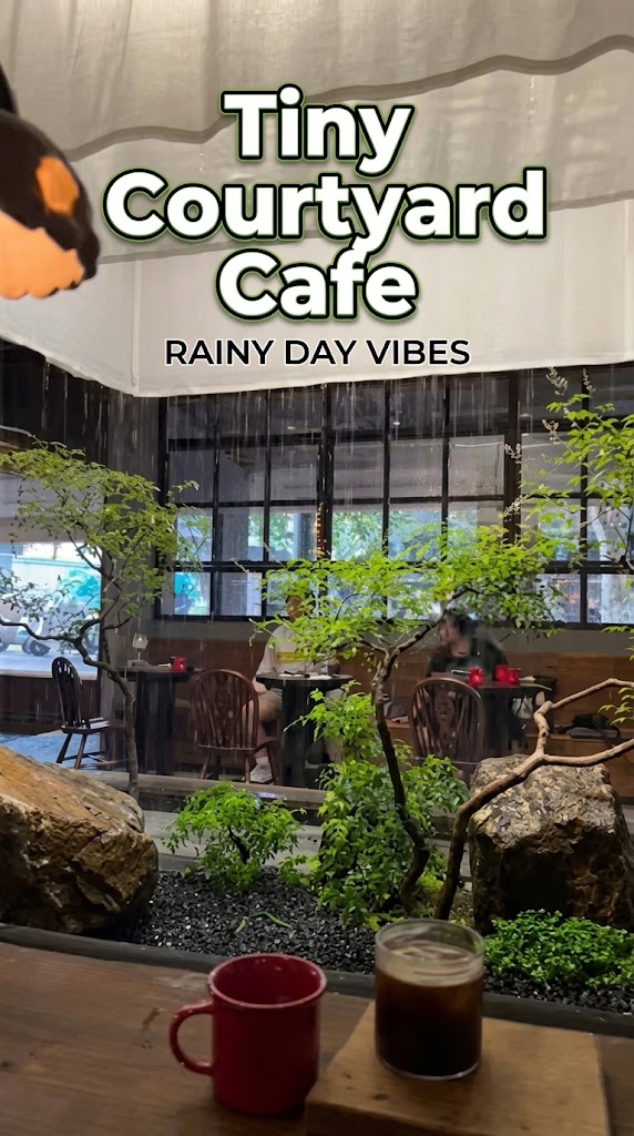 The Magic of a Tiny Courtyard Cafe